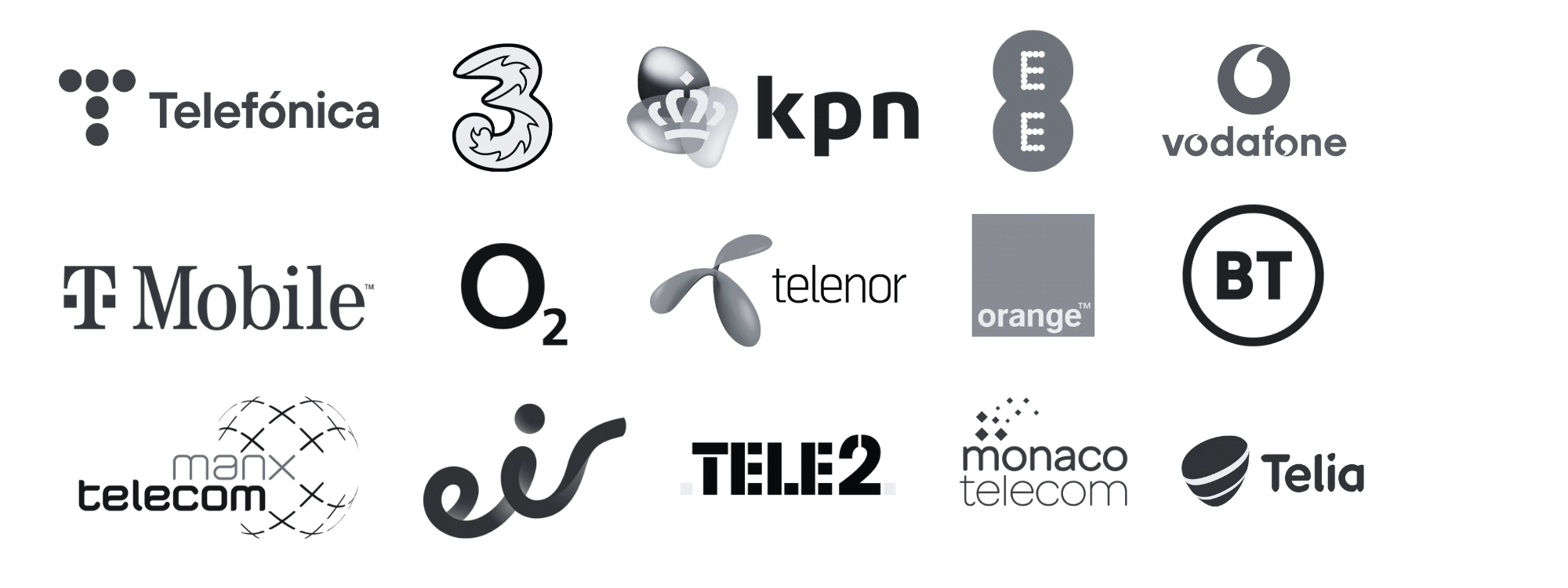 Multiple network carriers for m2M SIM Cards.